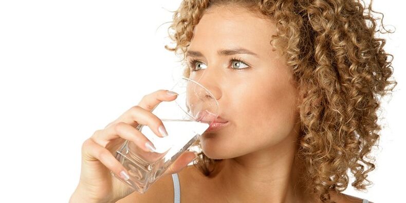 During the diet, you must consume 1. 5 liters of pure water, in addition to other liquids